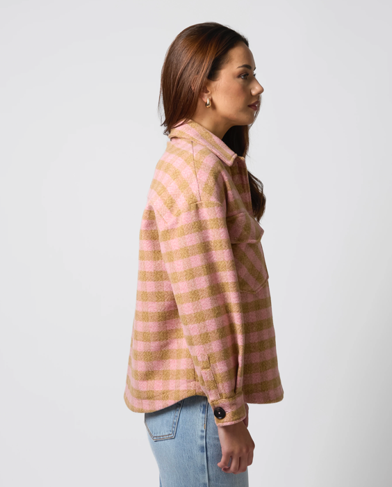 Stella Gemma Carly Coat Blooming Rose AW25