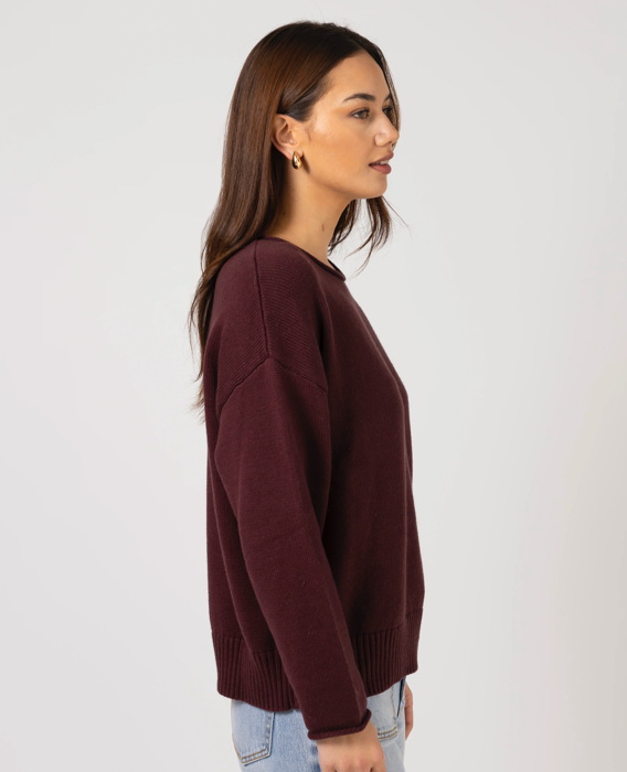 Stella + Gemma Axel Jumper Syrah