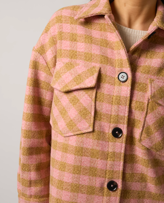 Stella Gemma Carly Coat Blooming Rose AW25