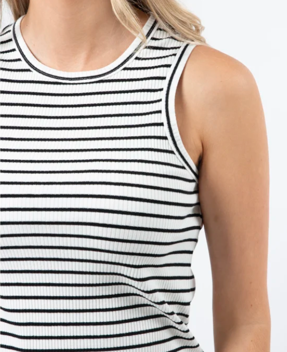 Stella+Gemma Rachel Tank Top black & White Stripe