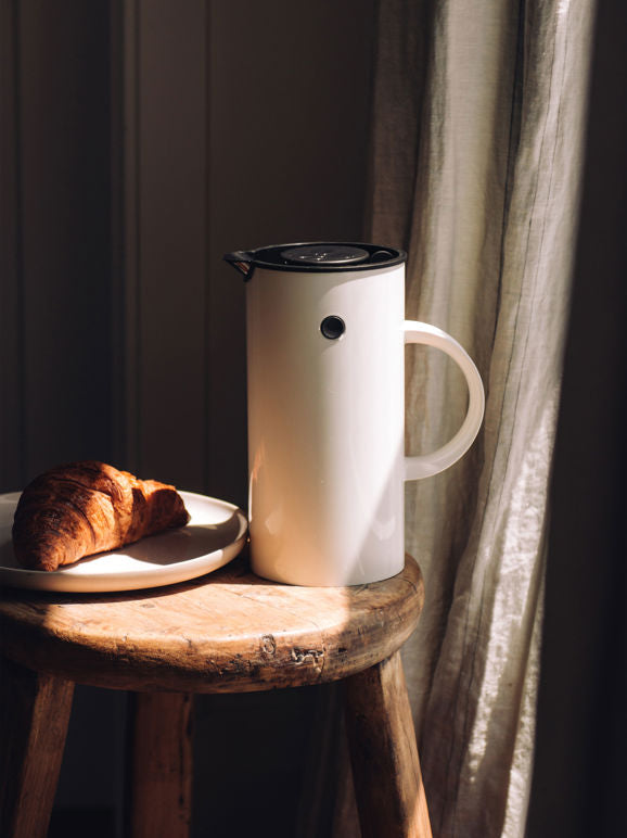 Stelton EM French Press Coffee Maker - White