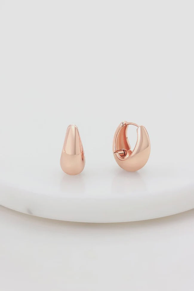 ZAFINO Steph Hoop Essential Earrings Large - Rose