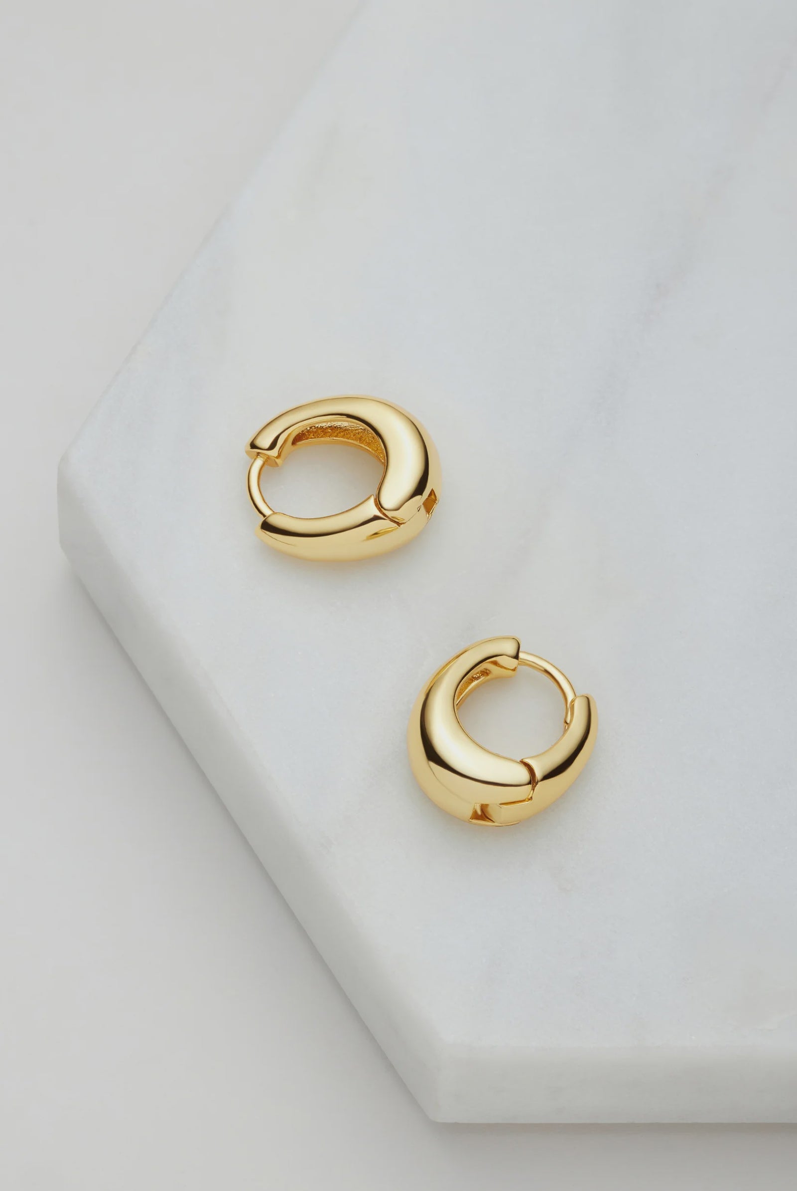 Zafino Australia Steph Hoop Essential Earrings Medium - Gold