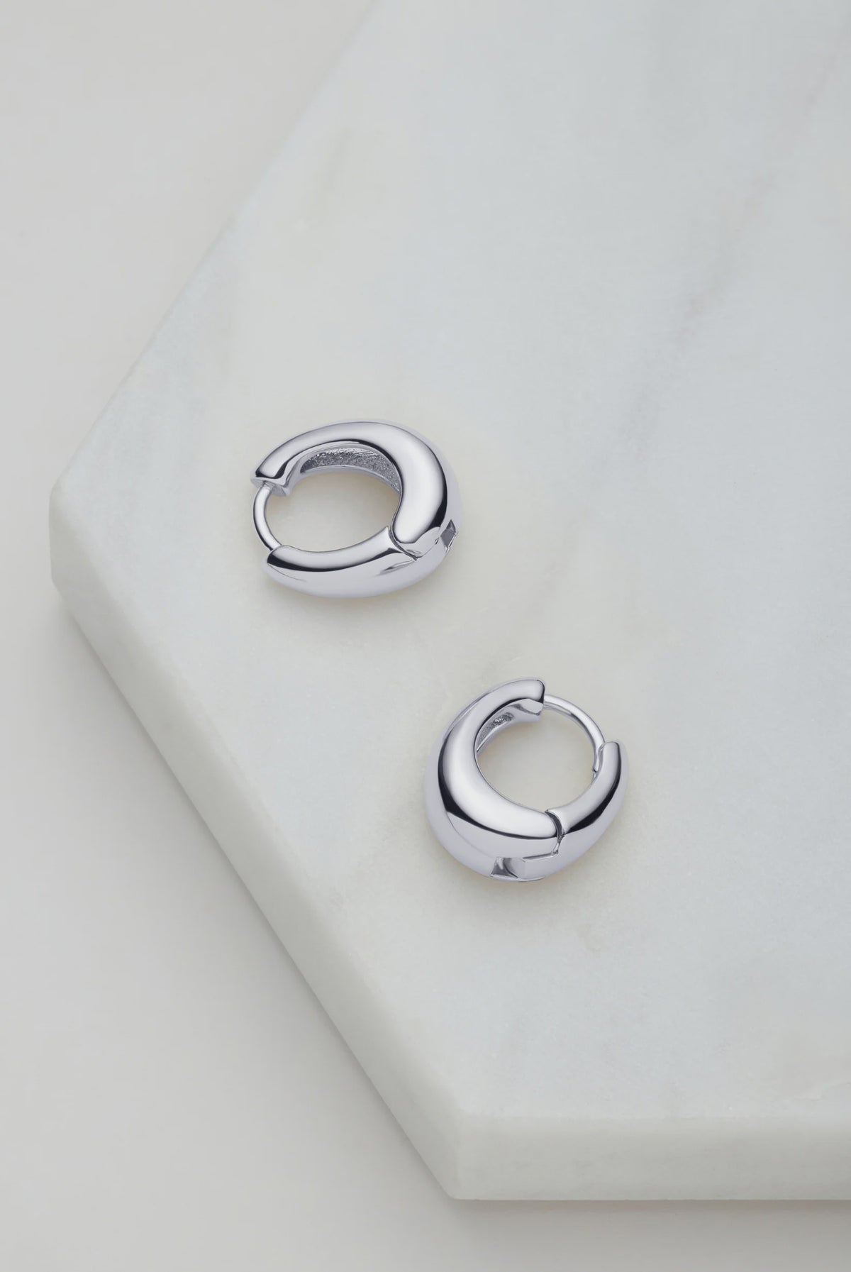 Zafino Steph Hoop Essential Earrings Medium - Silver