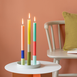 REMEMBER Dinner Stick Candles set of 3 - Ibiza
