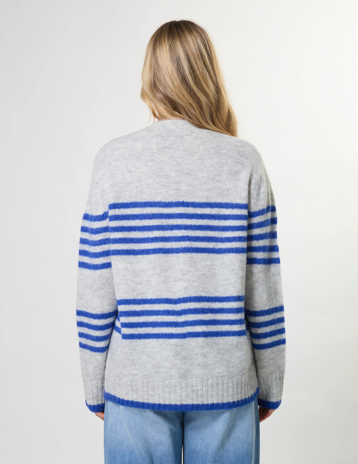 Stella+Gemma Stripe Cardigan - Salt Air