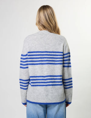 Stella+Gemma Stripe Cardigan - Salt Air