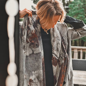 Dear Marge Wool Scarf - Sulfur Stream New Zealand Design