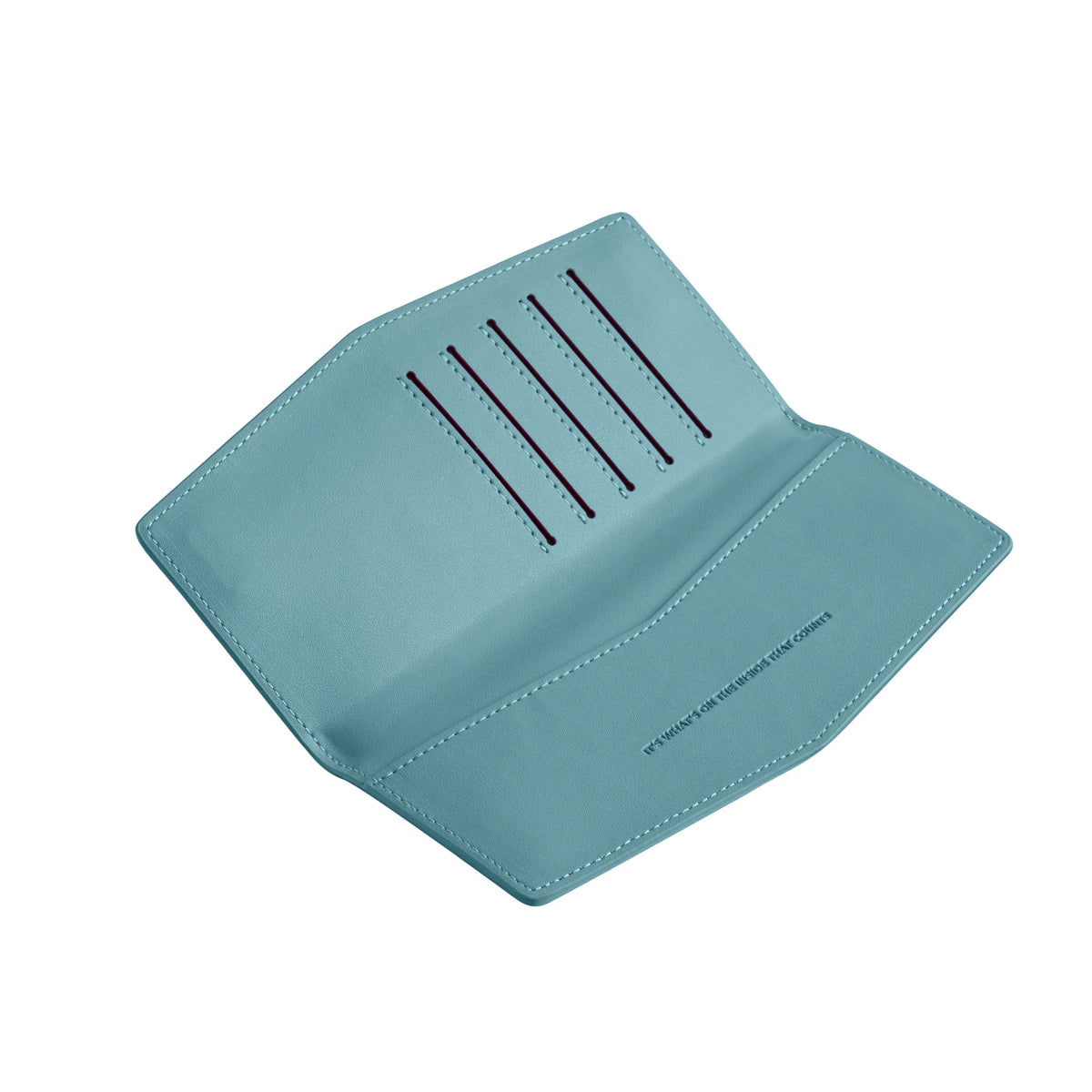 FOX and LEO The Swallet - Teal Wallet