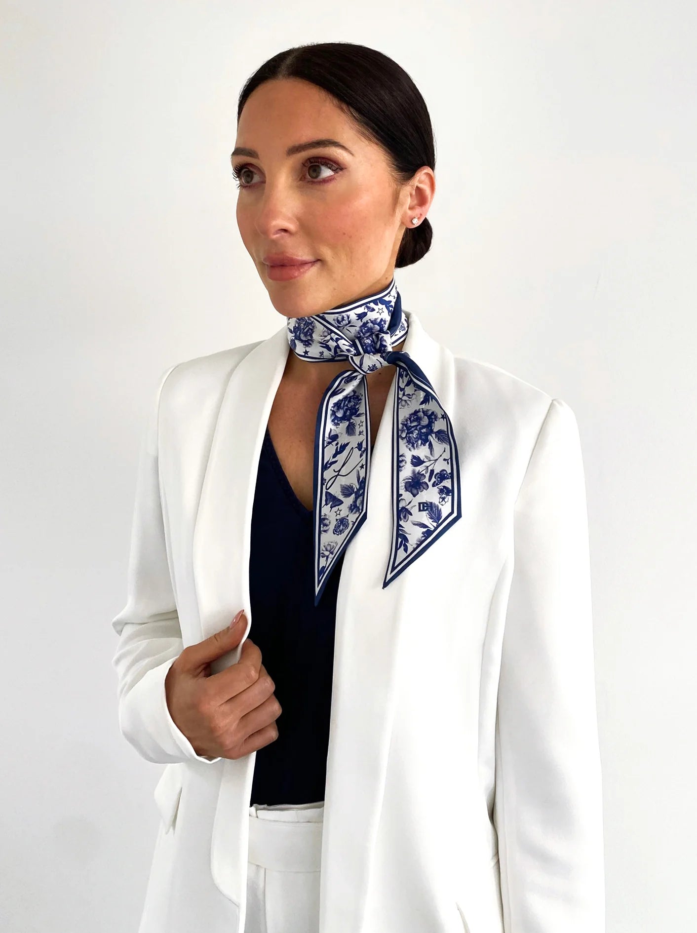 THE SILK Twilly - LOU HELLER CARRIE