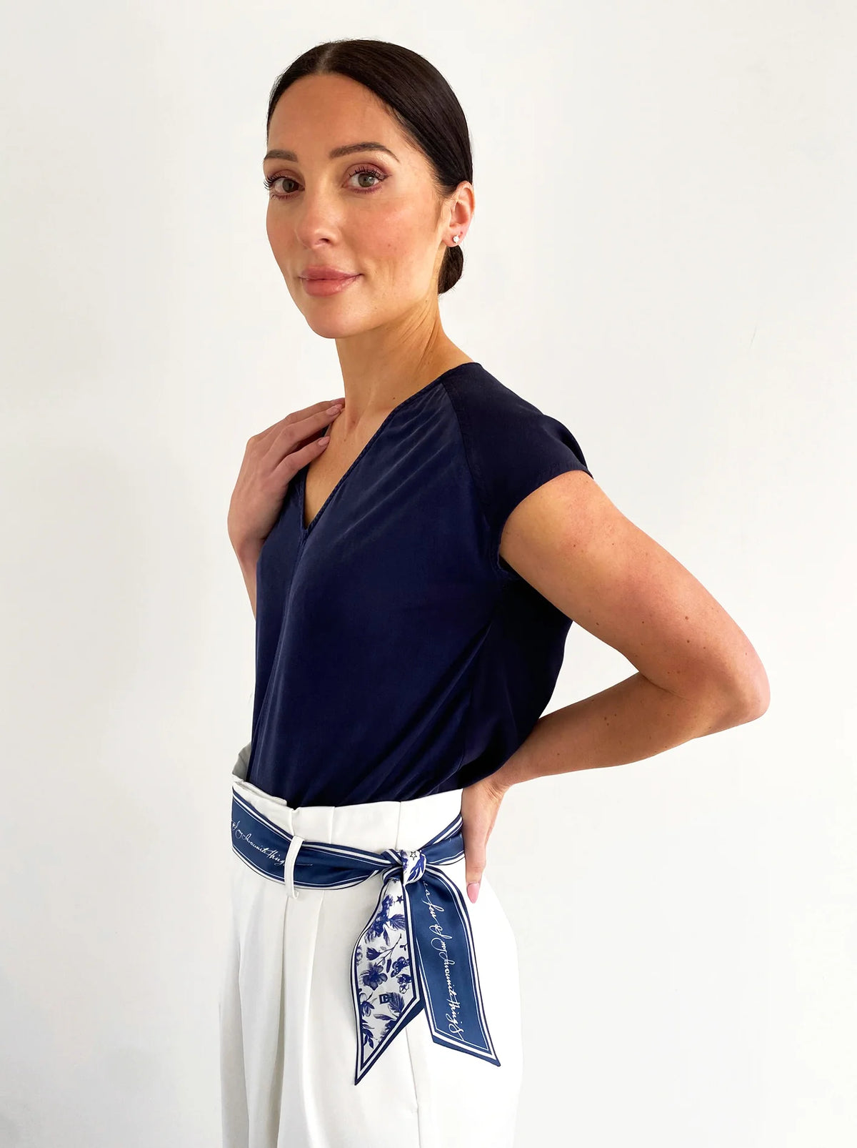 THE SILK Twilly - LOU HELLER CARRIE