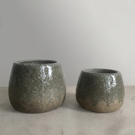 Tobias Glazed Cover Pot