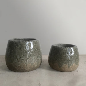 Tobias Glazed Cover Pot