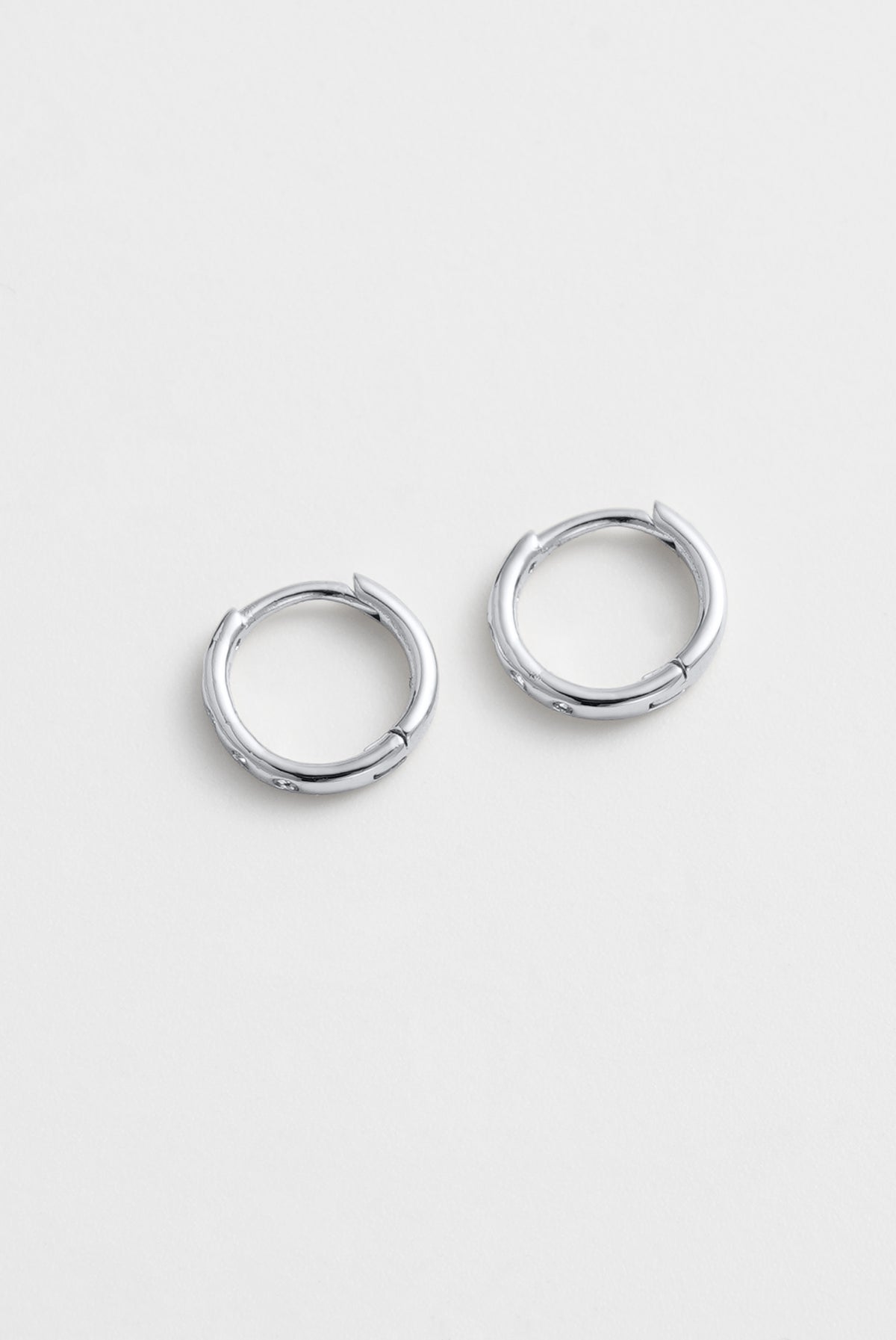 ZAFINO Talia Huggie - Silver Earrings