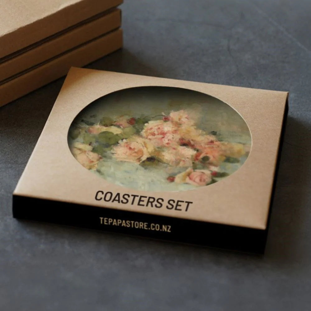 Te Papa Store Old Masters - Coaster - Roses - Set of 4