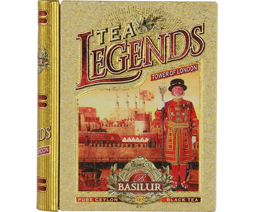 Tea Legends - Mini Tea Book - Tower Of London - Ceylon Black Tea - 5 Pyramid Tea Bags