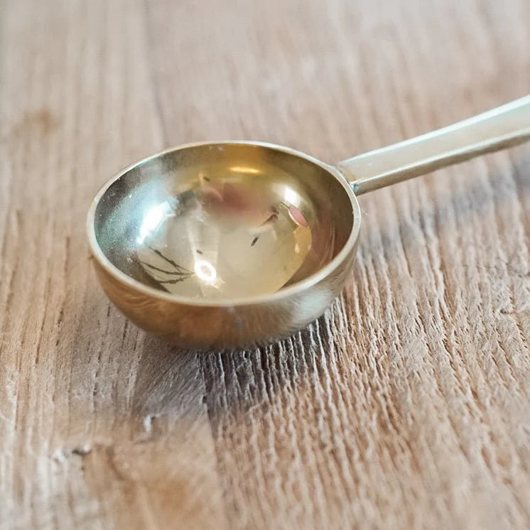 Better Tea Co Tea Scoop Brass