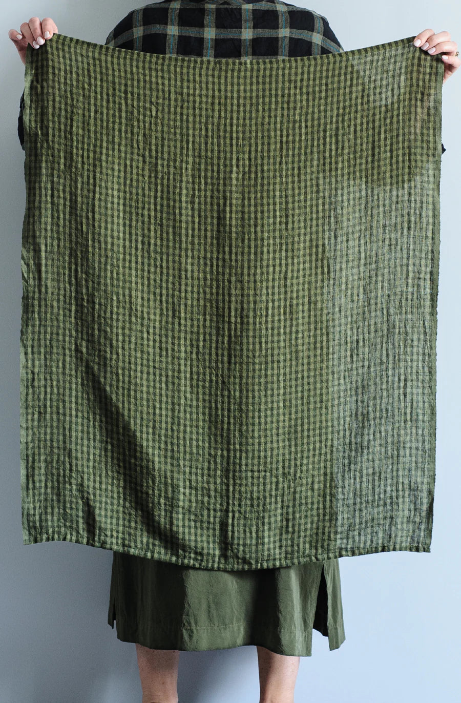 Bianca Lorenne SAGE CHECK TEA TOWEL