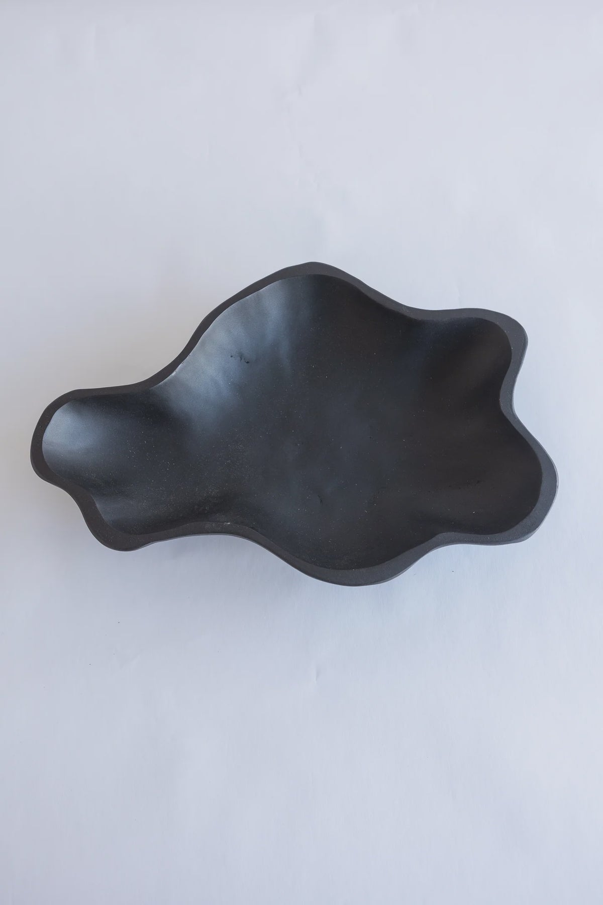 Studio Hart Wooden Teak Wave Bowl Black