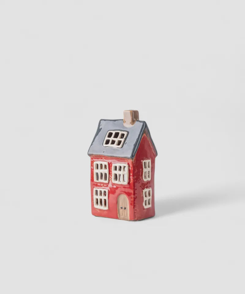 Tealight House - Alsace Tea Light House Navy Roof