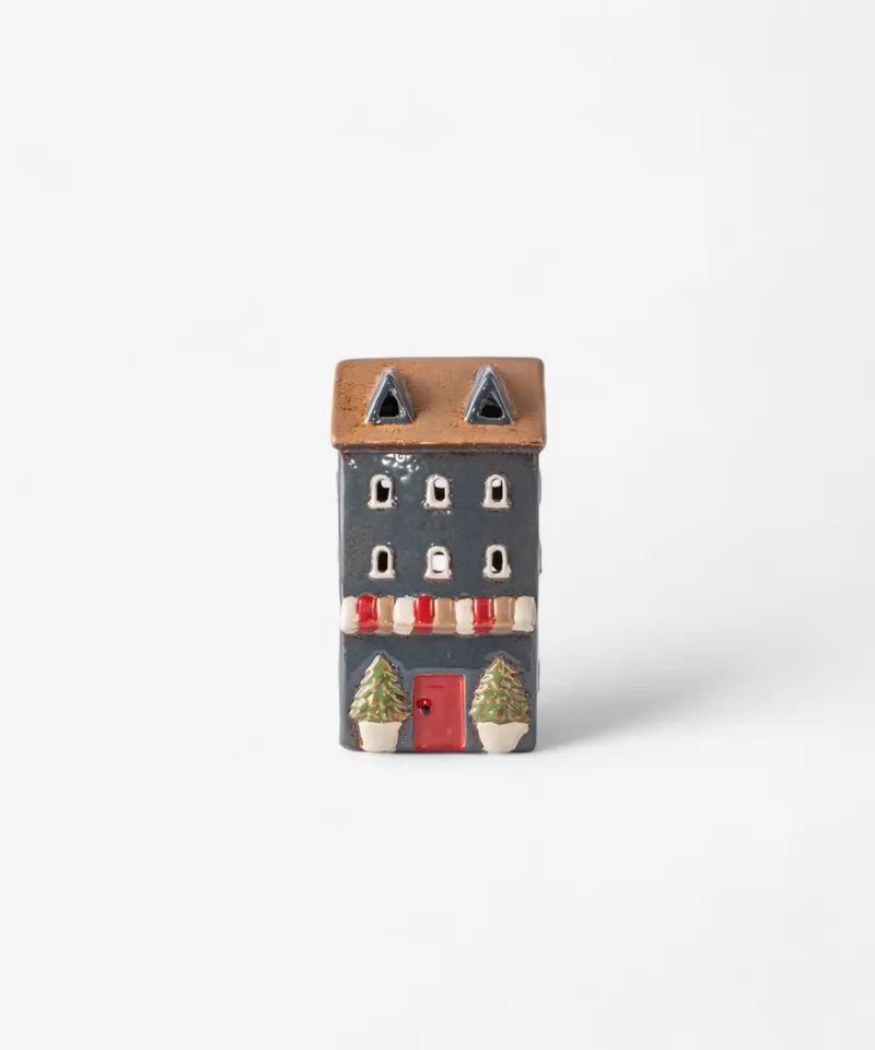 French Country Collections Tealight House - Alsace Shop Tea Light Navy