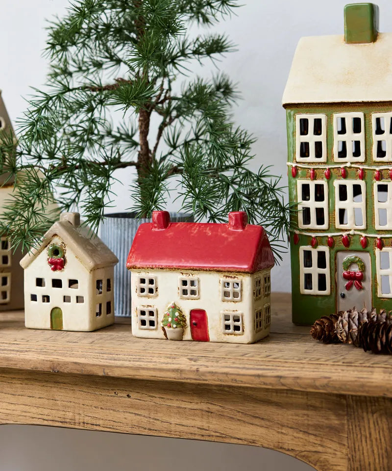 Tealight House - Alsace Tea Light Villa Christmas Stone