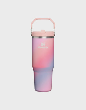 STANLEY The IceFlow™ Flip Straw 2.0 Tumbler 30oz - Sunset Spiral