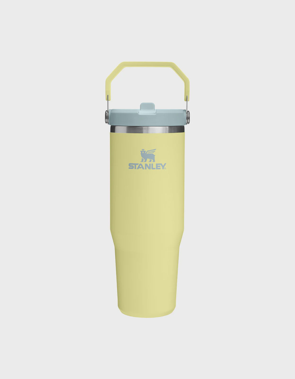 Yellow Stanley water bottle The Iceflow Flip Straw Tumbler 30oz Pomelo