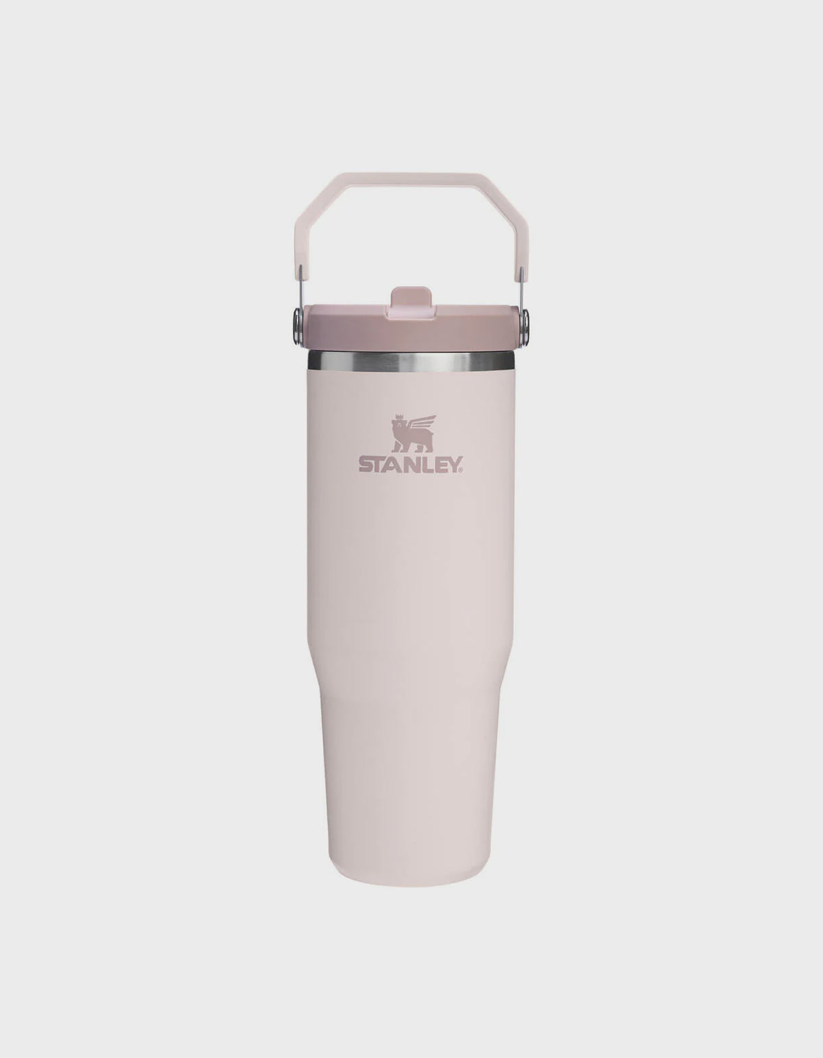 STANLEY The Iceflow Flip Straw Tumbler 30oz Rose Quartz Pink Lid