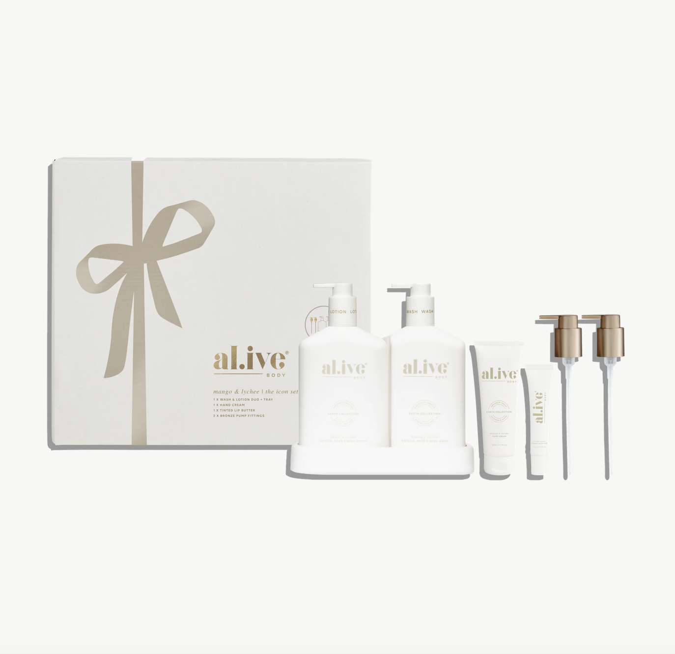 alive Body The Icon Set - MANGO & LYCHEE White