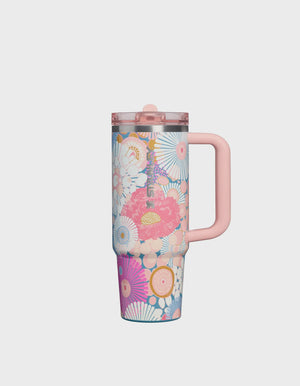 The Quencher ProTour Flip Straw Tumbler 30oz - Sorbet Wildflower