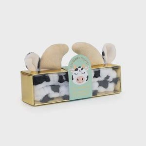 The Somerset Toiletry Co Spa Head Band − Fresian Cow 