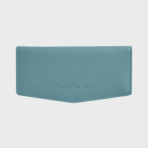 FOX and LEO The Swallet - Teal Wallet