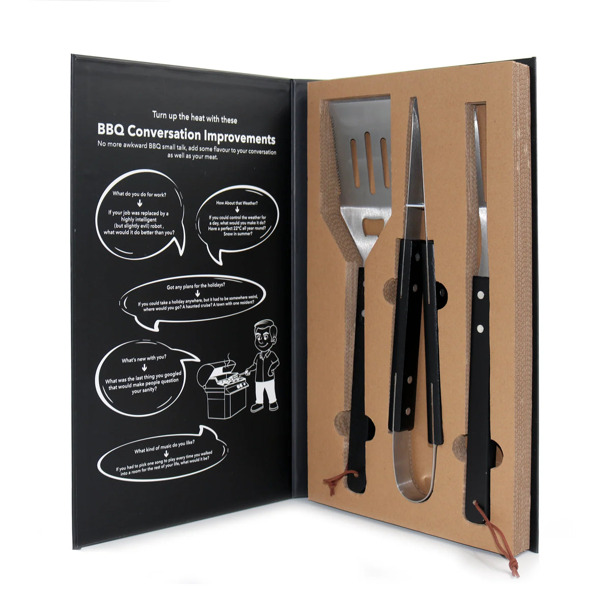 The BBQ Legend Tool Book Box Gift Set