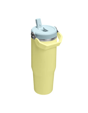 Yellow Stanley water bottle The Iceflow Flip Straw Tumbler 30oz Pomelo