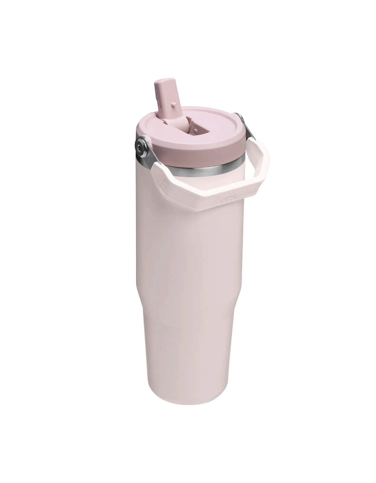 STANLEY The Iceflow Flip Straw Tumbler 30oz Rose Quartz Pink Lid