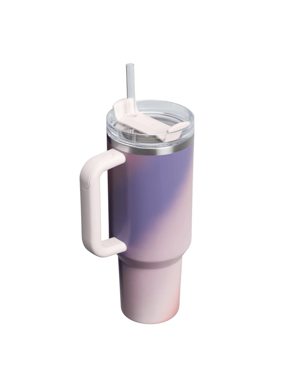 STANELY The Quencher H2.0 FlowState™ Tumbler 40oz - Dawn Spiral Gradient pink to purple tumbler 