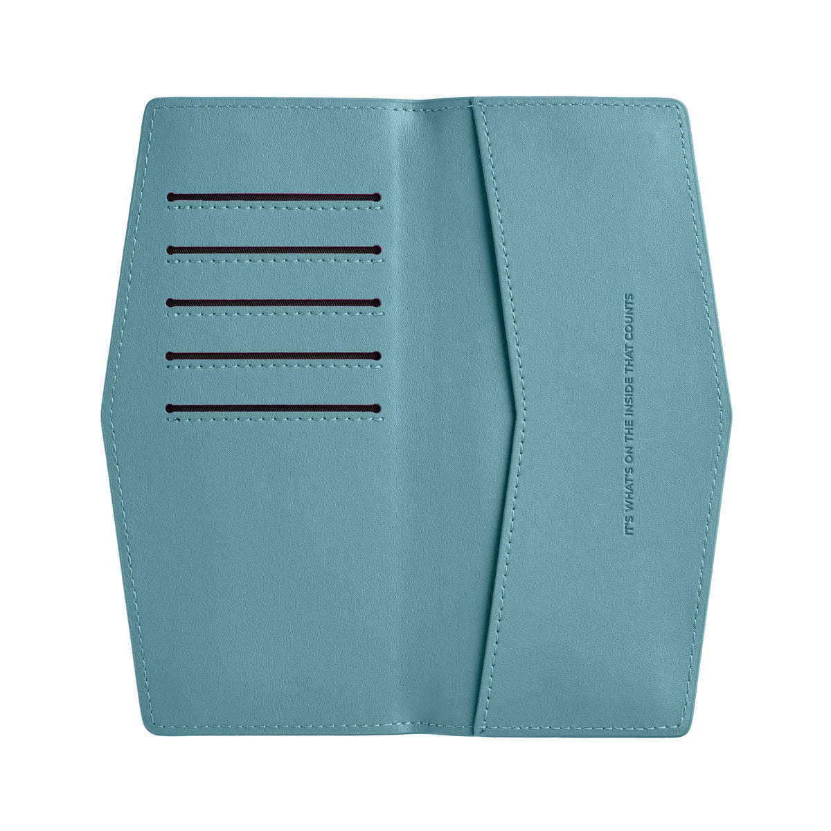 FOX and LEO The Swallet - Teal Wallet