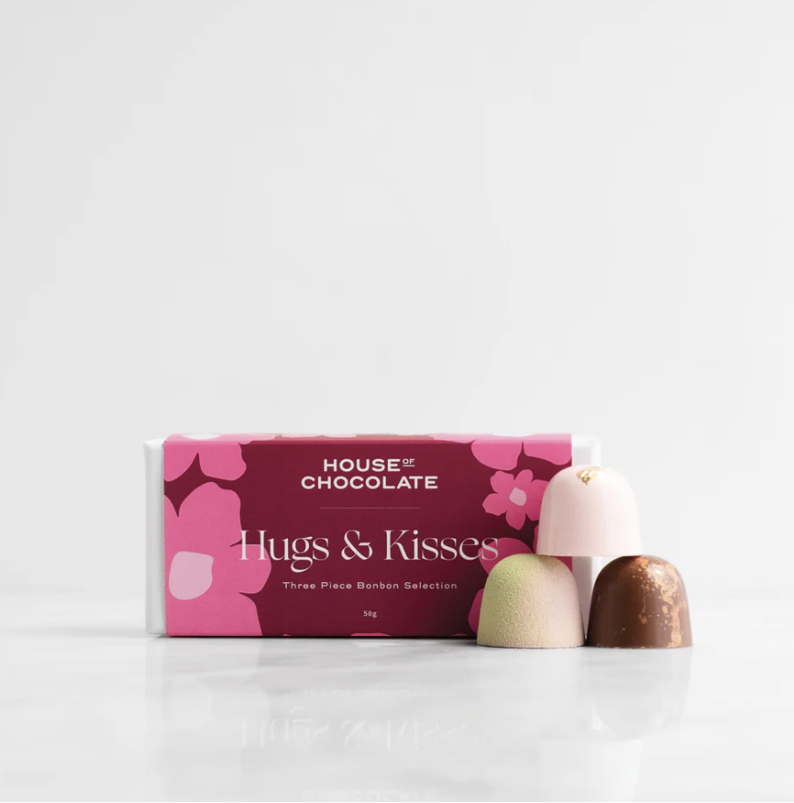 House of Chocolate Mother's Day Hugs & Kisses 3 Piece Bonbon