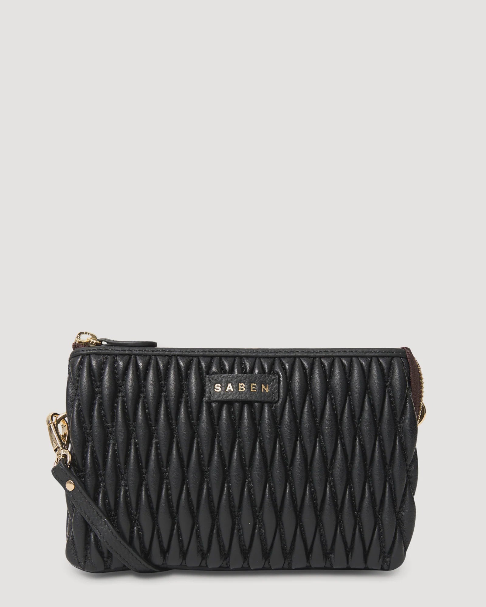 Saben Tilly Crossbody - Black Diamond Quilt AW25 The Muse