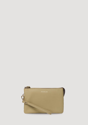 SABEN SS26 Tilly Crossbody - Willow small beige leather wristlet pouch Bag