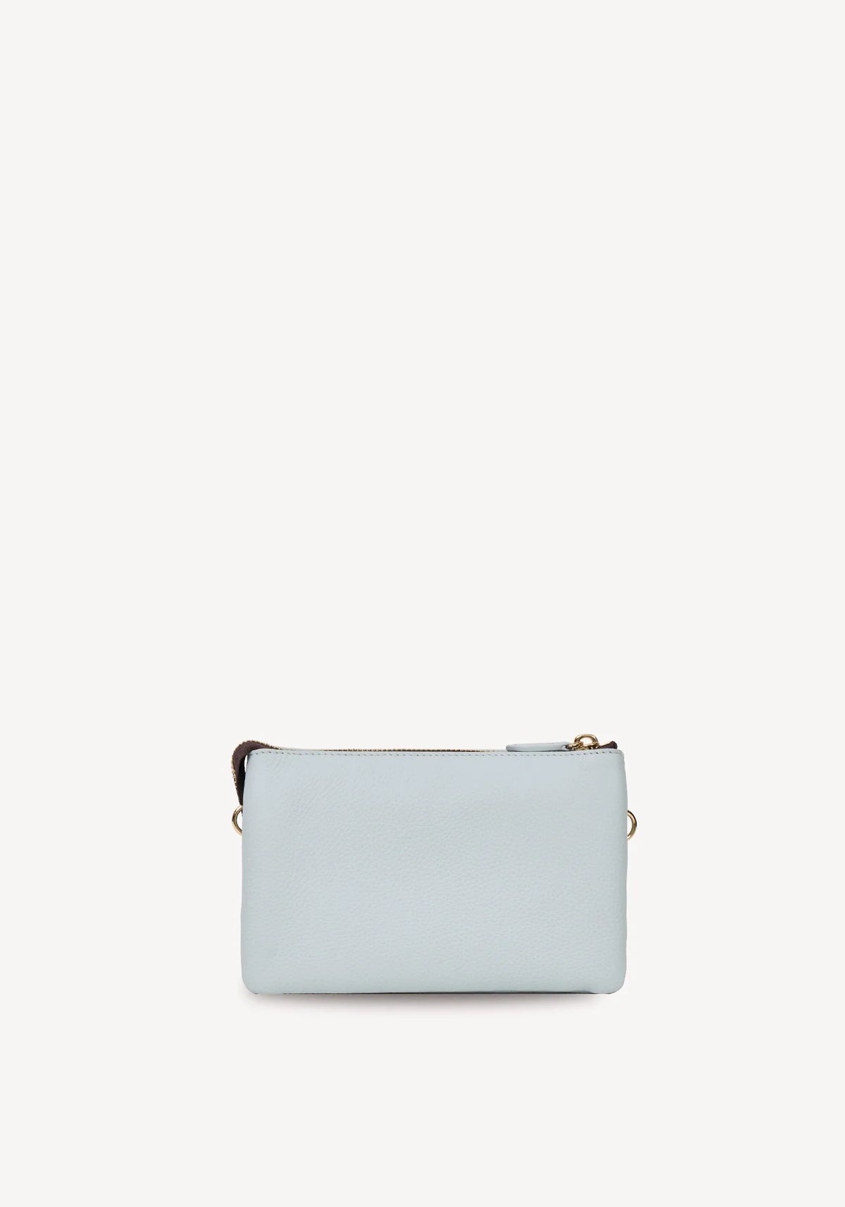SABEN Tilly Crossbody - Elderberry light blue leather wristlet pouch Bag