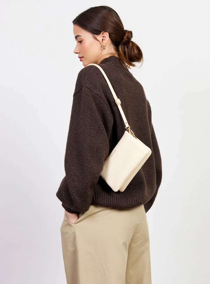 SABEN Tilly Crossbody - Vanilla Beige clutch bag