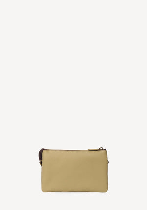SABEN SS26 Tilly Crossbody - Willow small beige leather wristlet pouch Bag