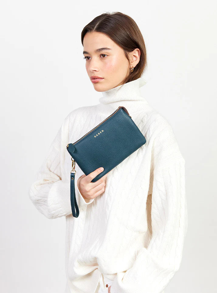 SABEN Tilly Crossbody - Hunter Green handbag Leather Bag