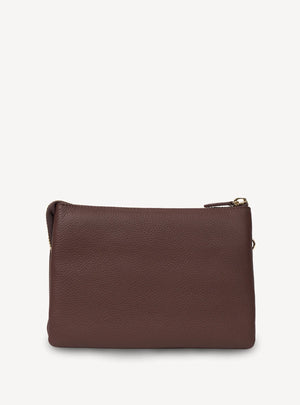 SABEN Tilly's Big Sis Crossbody Espresso leather bag