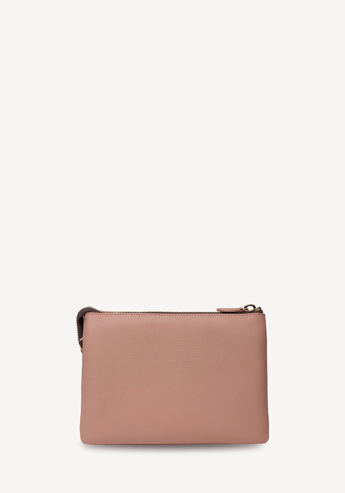 SABEN SS26 Tilly's Big Sis Crossbody - Rosewater dusty pink leather crossbody clutch bag