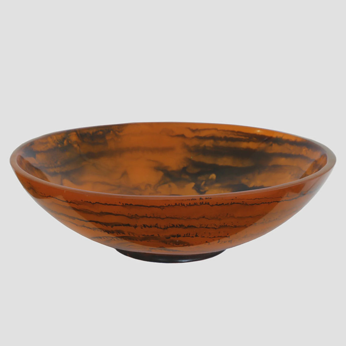 CC Interiors Tortoise Resin Bowl Large 35.5cm