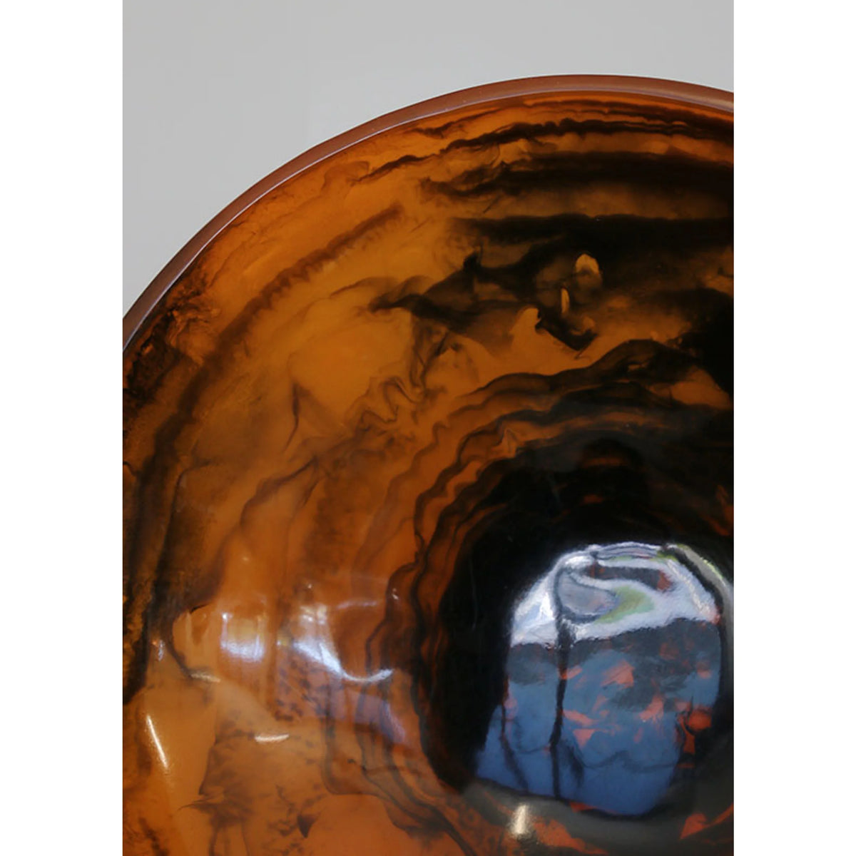 CC Interiors Tortoise Resin Bowl Large 35.5cm