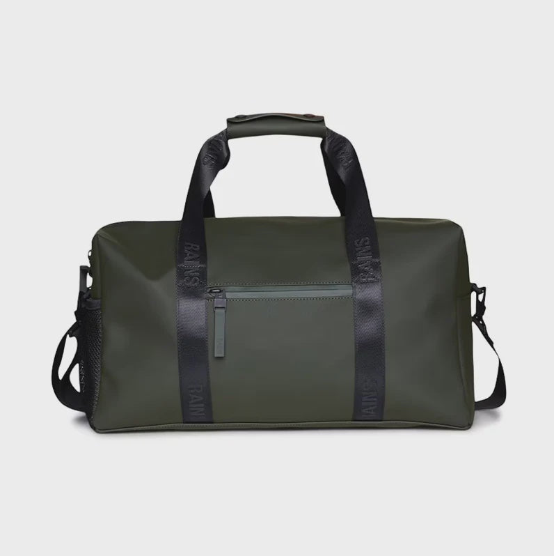 RAINS Trail Gym Bag W3 Green duffel bag